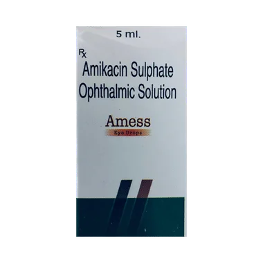 amess eye drop Allopathy (Amikacin (1% w/v)) - Uses in Hindi, Side Effects, Substitutes & Price in India
