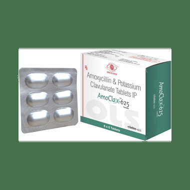 amoclax 625 tablet Allopathy (Amoxycillin (500mg)) - Uses in Hindi, Side Effects, Substitutes & Price in India