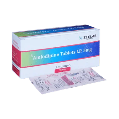amoline 5mg tablet Allopathy (Amlodipine (5mg)) - Uses in Hindi, Side Effects, Substitutes & Price in India