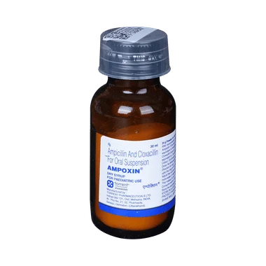 ampoxin dry syrup Allopathy (Ampicillin (125mg)) - Uses in Hindi, Side Effects, Substitutes & Price in India