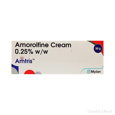 amtris cream Allopathy (Amorolfine (0.25% w/w)) - Uses in Hindi, Side Effects, Substitutes & Price in India