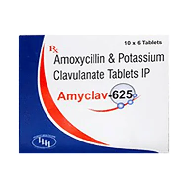 amyclav 625 tablet Allopathy (Amoxycillin (500mg)) - Uses in Hindi, Side Effects, Substitutes & Price in India