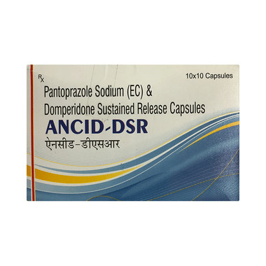 ancid-dsr capsule Allopathy (Domperidone (30mg)) - Uses in Hindi, Side Effects, Substitutes & Price in India