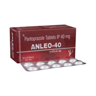 anleo 40 tablet allopathy (Pantoprazole (40mg)) - Uses in Hindi, Side Effects, Substitutes & Price in India