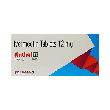 anthel 12 tablet Allopathy (Ivermectin (12mg)) - Uses in Hindi, Side Effects, Substitutes & Price in India