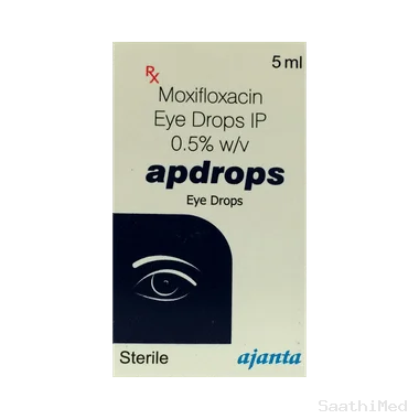 apdrops eye drop Allopathy (Moxifloxacin (0.5% w/v)) - Uses in Hindi, Side Effects, Substitutes & Price in India