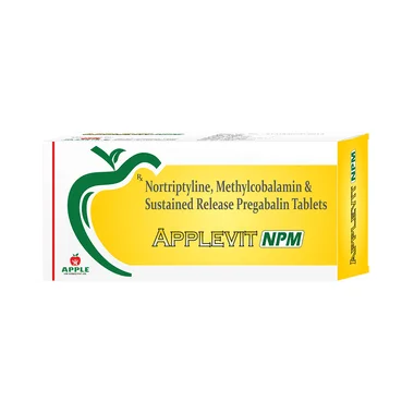 applevit npm tablet sr Allopathy (Pregabalin (75mg)) - Uses in Hindi, Side Effects, Substitutes & Price in India