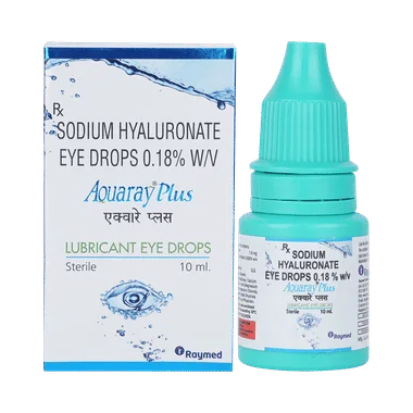 aquaray plus  eye drop Allopathy (Sodium Hyaluronate (0.18% w/v)) - Uses in Hindi, Side Effects, Substitutes & Price in India