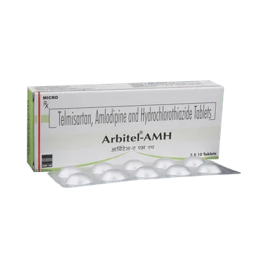 arbitel-amh tablet Allopathy (Telmisartan (40mg)) - Uses in Hindi, Side Effects, Substitutes & Price in India