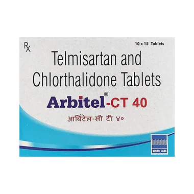 arbitel-ct 40 tablet Allopathy (Telmisartan (40mg)) - Uses in Hindi, Side Effects, Substitutes & Price in India