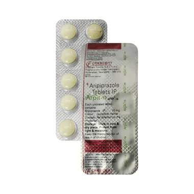 arpit 10 tablet Allopathy (Aripiprazole (10mg)) - Uses in Hindi, Side Effects, Substitutes & Price in India