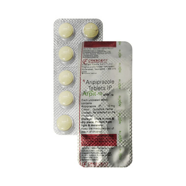 arpit 10 tablet Allopathy (Aripiprazole (10mg)) - Uses in Hindi, Side Effects, Substitutes & Price in India