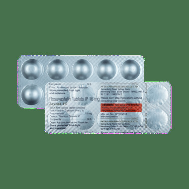 arvast 15 tablet Allopathy (Rosuvastatin (15mg)) - Uses in Hindi, Side Effects, Substitutes & Price in India