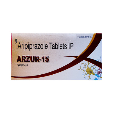arzur 15 tablet Allopathy (Aripiprazole (15mg)) - Uses in Hindi, Side Effects, Substitutes & Price in India