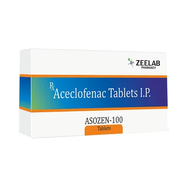 asozen 100 tablet - Aceclofenac (100mg) medicine