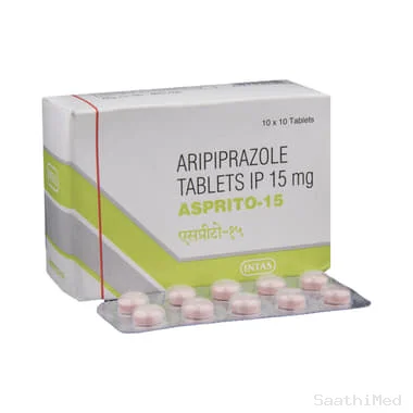 asprito 15 tablet Allopathy (Aripiprazole (15mg)) - Uses in Hindi, Side Effects, Substitutes & Price in India
