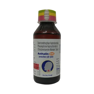 asthalin dx syrup Allopathy (Phenylephrine (5mg)) - Uses in Hindi, Side Effects, Substitutes & Price in India
