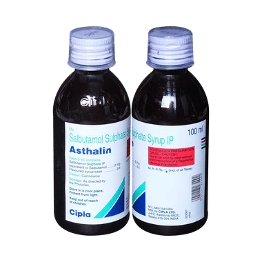 asthalin syrup Allopathy (Salbutamol (2mg/5ml)) - Uses in Hindi, Side Effects, Substitutes & Price in India