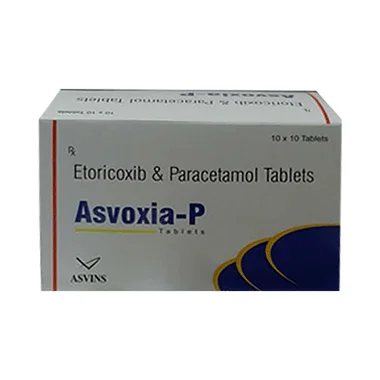 asvoxia-p tablet Allopathy (Etoricoxib (60mg)) - Uses in Hindi, Side Effects, Substitutes & Price in India