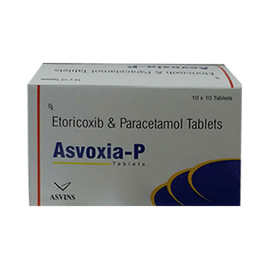 asvoxia-p tablet - Etoricoxib (60mg) + Paracetamol (325mg) medicine