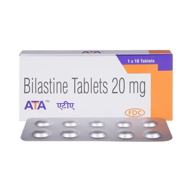ata tablet Allopathy (Bilastine (20mg)) - Uses in Hindi, Side Effects, Substitutes & Price in India