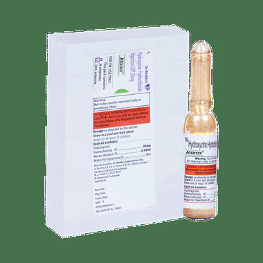 atarax 25mg injection Allopathy (Hydroxyzine (25mg)) - Uses in Hindi, Side Effects, Substitutes & Price in India