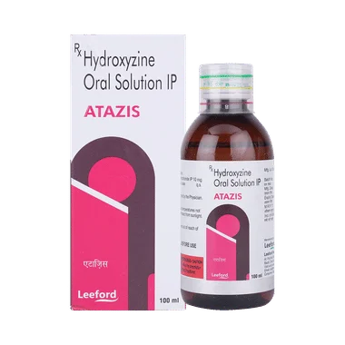 atazis syrup Allopathy (Hydroxyzine (10mg)) - Uses in Hindi, Side Effects, Substitutes & Price in India