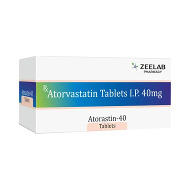 atorastin 40 tablet Allopathy (Atorvastatin (40mg)) - Uses in Hindi, Side Effects, Substitutes & Price in India