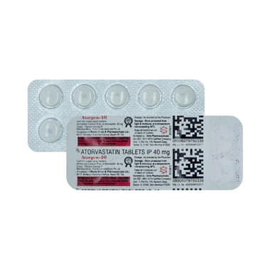 atorgen 40 tablet Allopathy (Atorvastatin (40mg)) - Uses in Hindi, Side Effects, Substitutes & Price in India
