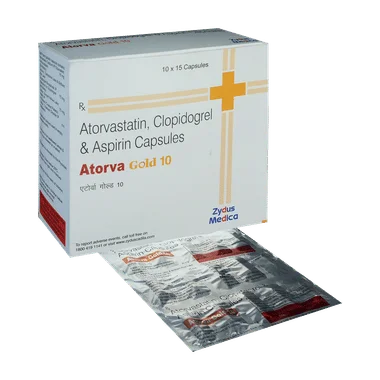 atorva gold 10 capsule Allopathy (Aspirin (75mg)) - Uses in Hindi, Side Effects, Substitutes & Price in India