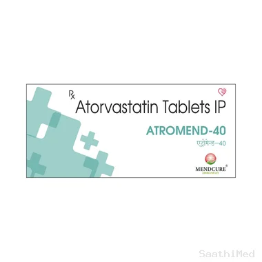 atromend 40 capsule Allopathy (Atorvastatin (40mg)) - Uses in Hindi, Side Effects, Substitutes & Price in India
