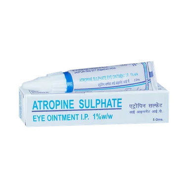 atropine eye ointment Allopathy (Atropine (1% w/w)) - Uses in Hindi, Side Effects, Substitutes & Price in India