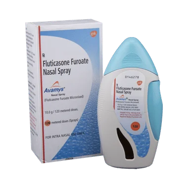 avamys nasal spray Allopathy (Fluticasone Furoate (0.05% w/w)) - Uses in Hindi, Side Effects, Substitutes & Price in India