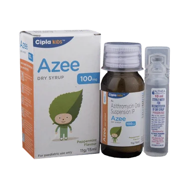 azee 100mg dry syrup peppermint Allopathy (Azithromycin (100mg/5ml)) - Uses in Hindi, Side Effects, Substitutes & Price in India