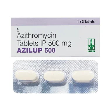 azilup 500 mg tablet Allopathy (Azithromycin (500mg)) - Uses in Hindi, Side Effects, Substitutes & Price in India