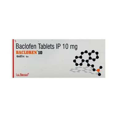 bacloren 10mg tablet Allopathy (Baclofen (10mg)) - Uses in Hindi, Side Effects, Substitutes & Price in India