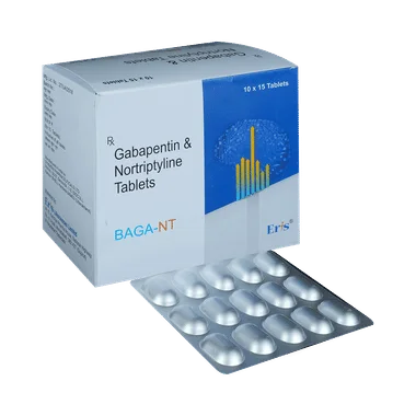 baga-nt tablet Allopathy (Gabapentin (400mg)) - Uses in Hindi, Side Effects, Substitutes & Price in India