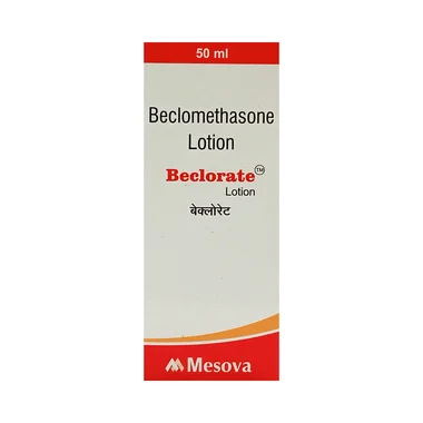 beclorate lotion Allopathy (Beclometasone (0.025% w/v)) - Uses in Hindi, Side Effects, Substitutes & Price in India