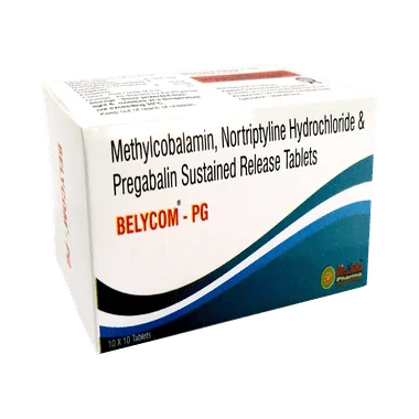 belycom-pg tablet sr Allopathy (Pregabalin (75mg)) - Uses in Hindi, Side Effects, Substitutes & Price in India