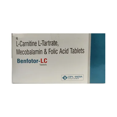 benfotor-lc tablet Allopathy (Levo-carnitine (500mg)) - Uses in Hindi, Side Effects, Substitutes & Price in India