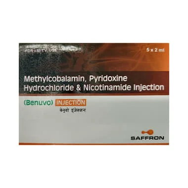 benuvo injection Allopathy (Methylcobalamin (1500mcg)) - Uses in Hindi, Side Effects, Substitutes & Price in India