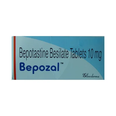 bepozal tablet Allopathy (Bepotastine (10mg)) - Uses in Hindi, Side Effects, Substitutes & Price in India