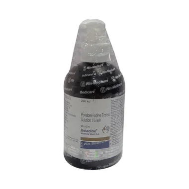 betadine alcoholic hand rub Allopathy (Povidone Iodine (0.1gm)) - Uses in Hindi, Side Effects, Substitutes & Price in India