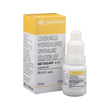 betagan 0.5% liquifilm allopathy (Levobunolol (5mg)) - Uses in Hindi, Side Effects, Substitutes & Price in India