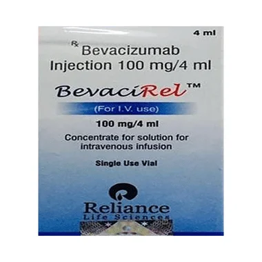 bevacirel 100mg injection Allopathy (Bevacizumab (100mg)) - Uses in Hindi, Side Effects, Substitutes & Price in India