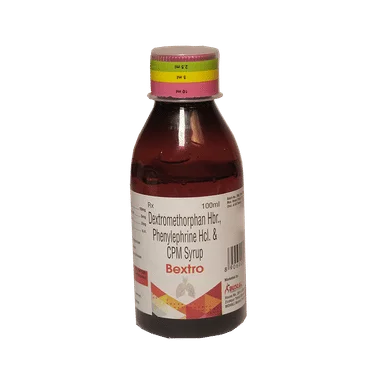 bextro syrup Allopathy (Phenylephrine (5mg/5ml)) - Uses in Hindi, Side Effects, Substitutes & Price in India