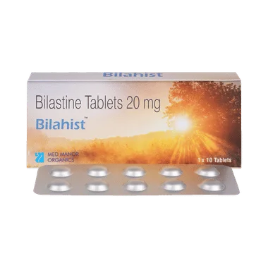 bilahist 20mg tablet Allopathy (Bilastine (20mg)) - Uses in Hindi, Side Effects, Substitutes & Price in India