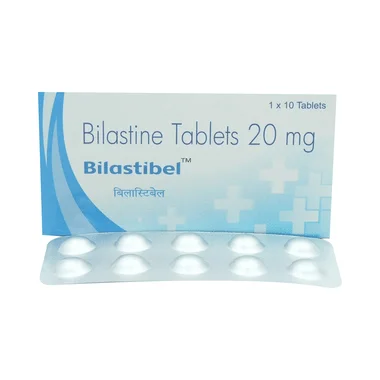bilastibel 20mg tablet Allopathy (Bilastine (20mg)) - Uses in Hindi, Side Effects, Substitutes & Price in India
