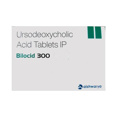 bilocid 300 tablet Allopathy (Ursodeoxycholic Acid (300mg)) - Uses in Hindi, Side Effects, Substitutes & Price in India