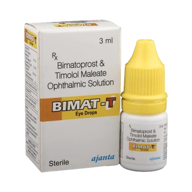 bimat-t eye drops Allopathy (Bimatoprost (0.3mg/ml)) - Uses in Hindi, Side Effects, Substitutes & Price in India